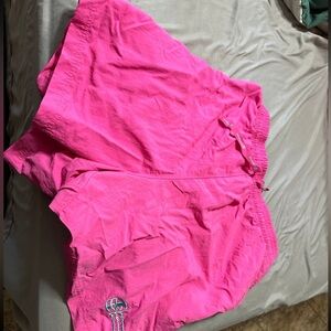 Champion pink nylon shorts size M
